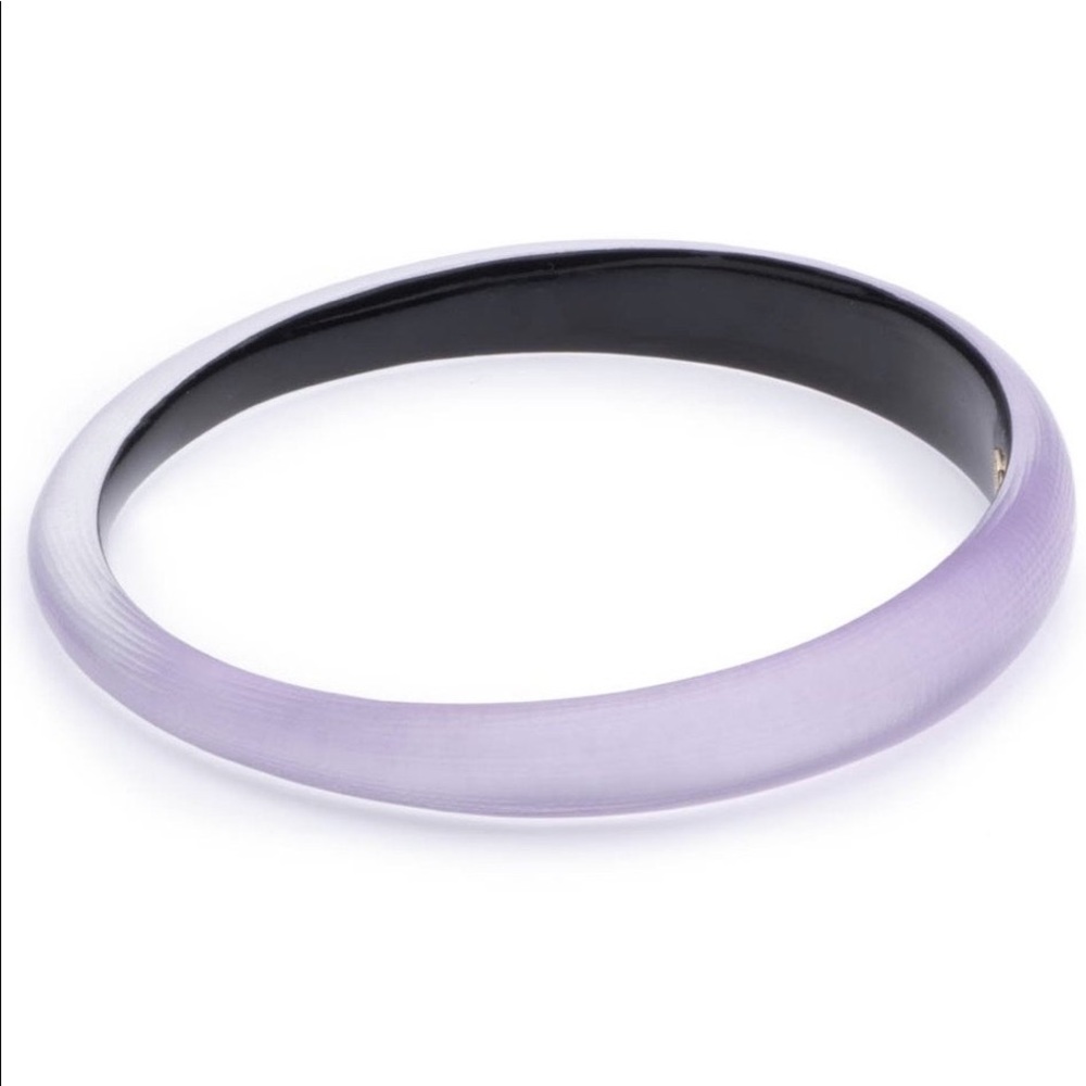 Alexis Bittar skinny tapered bangle in lilac